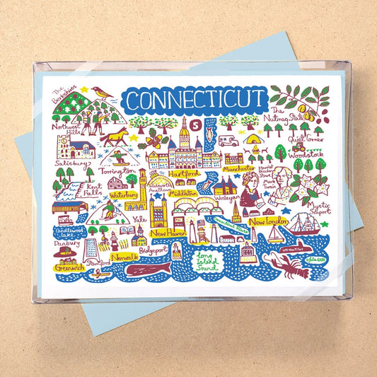 Connecticut set of 8 notecards