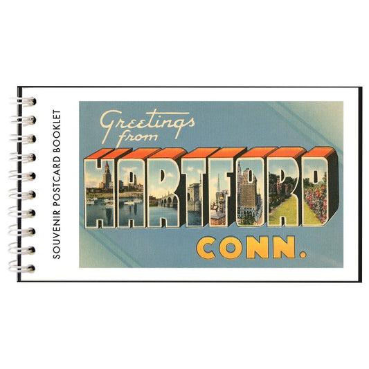 Vintage Hartford Postcard Book