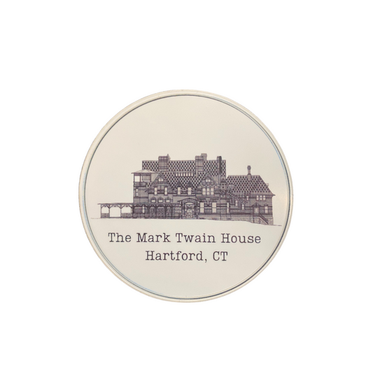 Mark Twain House Blueprint Sticker