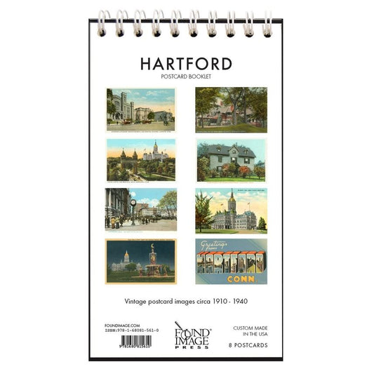 Vintage Hartford Postcard Book
