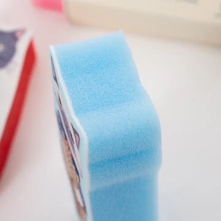 Kusuguru Japan Decorative Kitchen Sponges - Set of 3 (Set B)