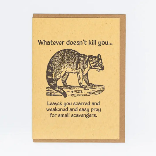 Easy Prey Greeting Card