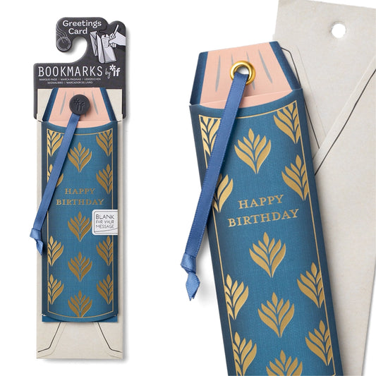 Happy Birthday Bookmark Greeting Card
