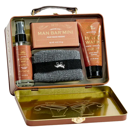 Man Bar Travel Tin Kit Spiced Tobacco