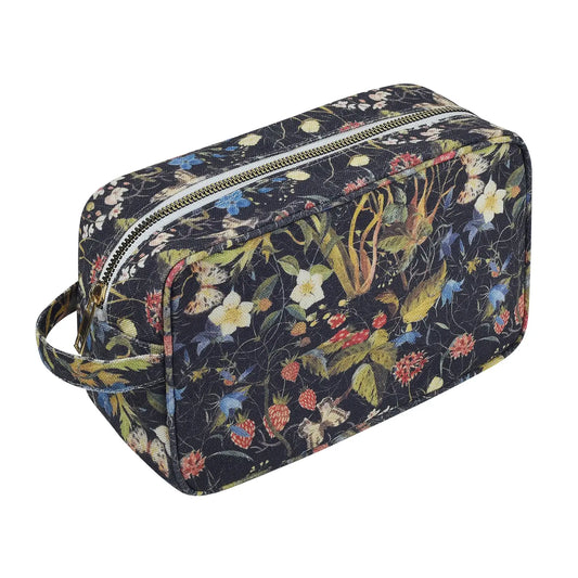 Dopp Kit / Travel Pouch - Forest Flowers