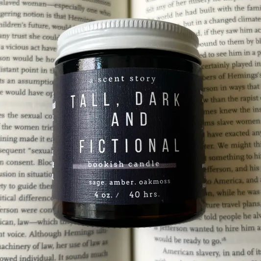 Tall, Dark & Fictional Bookish Candle