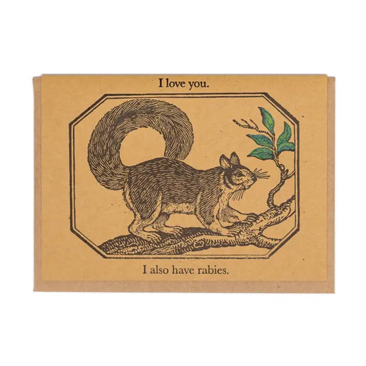 Rabid Love Greeting Card