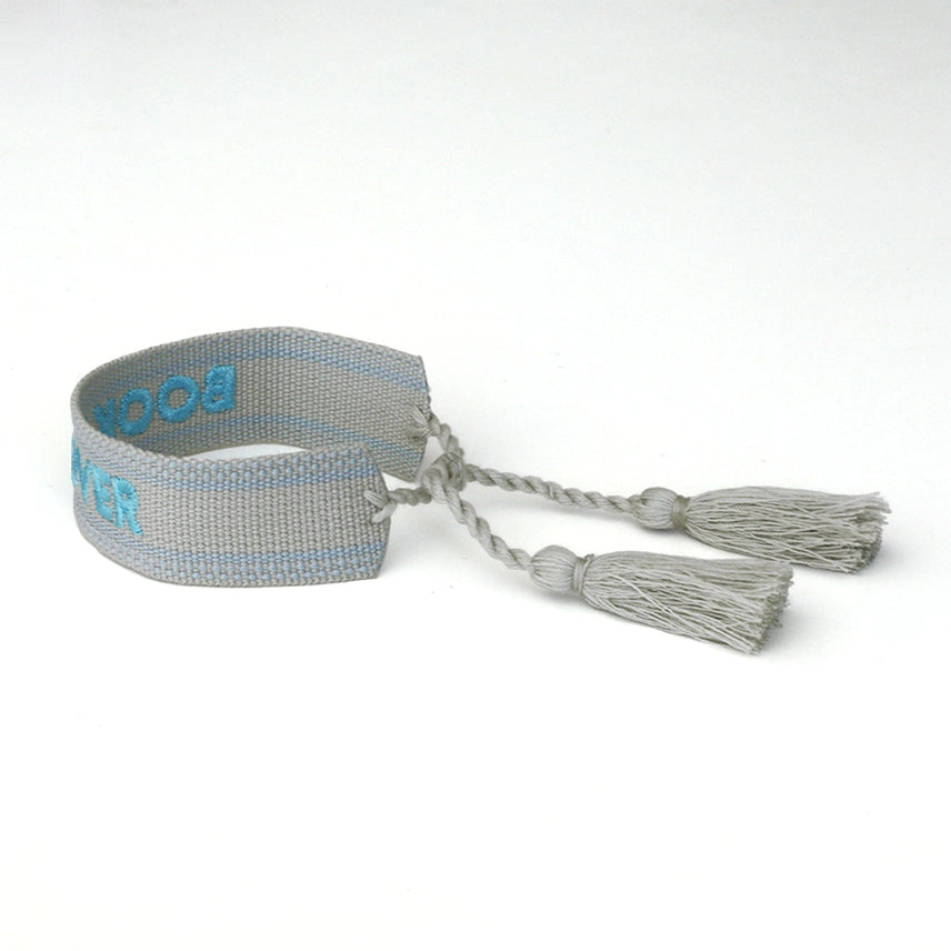 Book Lover Embroidered Bracelets