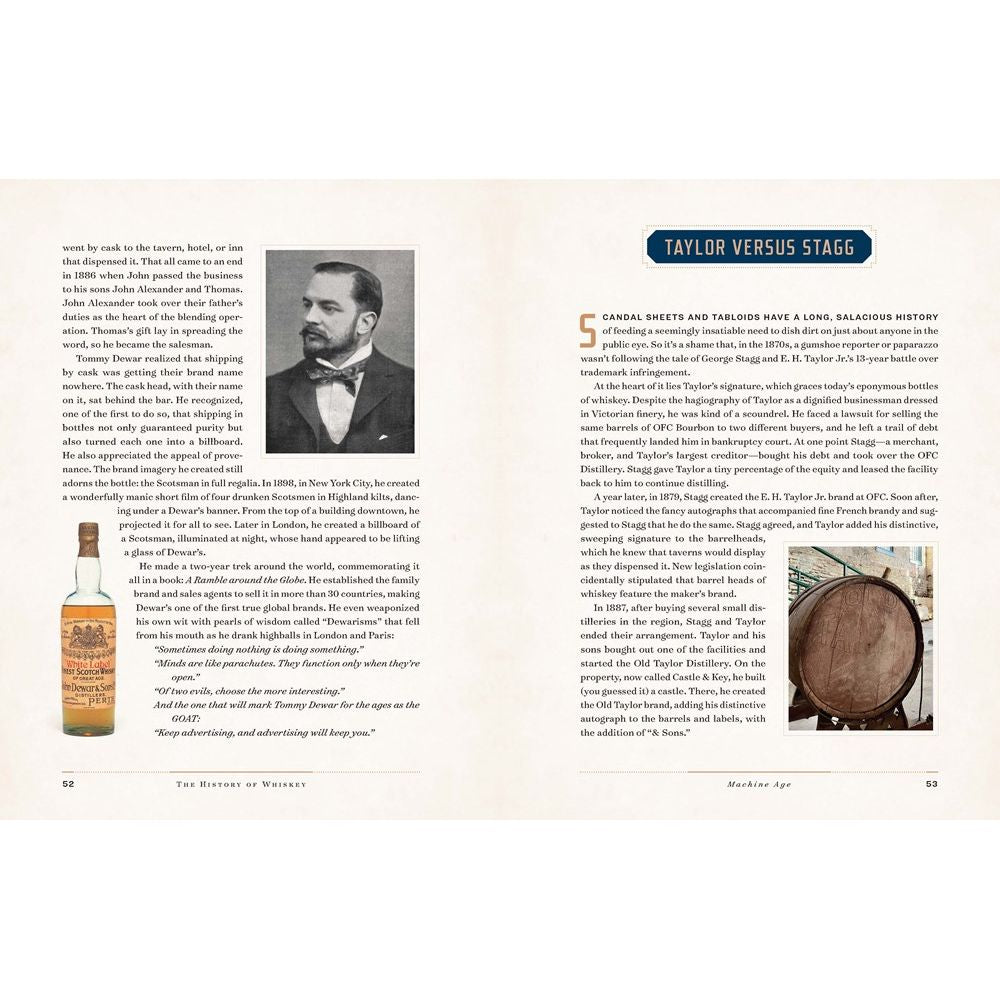 The History of Whiskey: in 100 Bottles, Barrels, and More