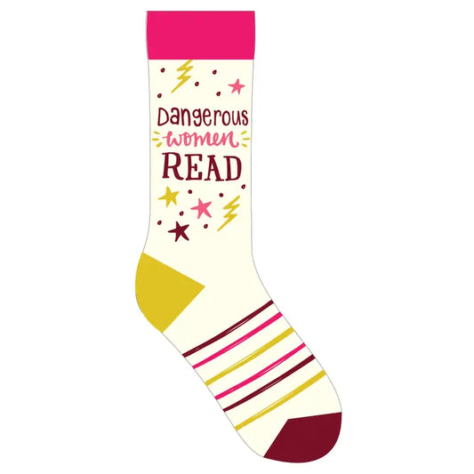 Dangerous Women Read Socks