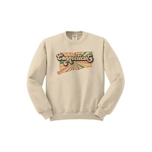 Retro Connecticut Crewneck Sweatshirt