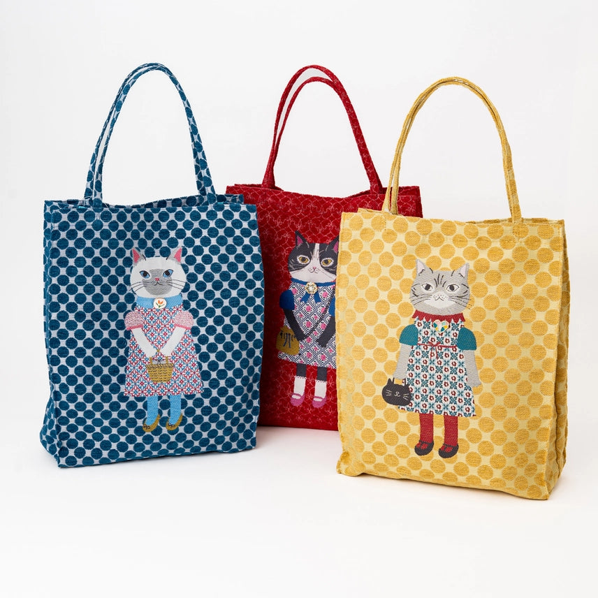 Kusuguru "Honey Bean Princes" Jacquard Tote