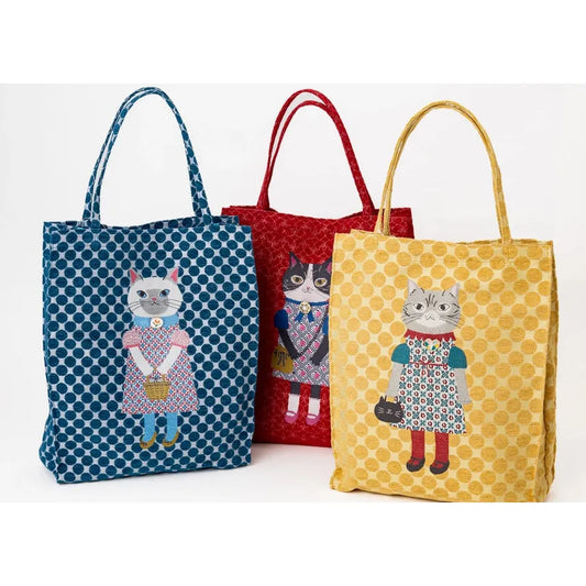 Kusuguru "Honey Bean Princes" Jacquard Tote