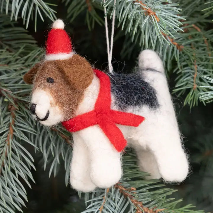 Felt Dog Ornaments