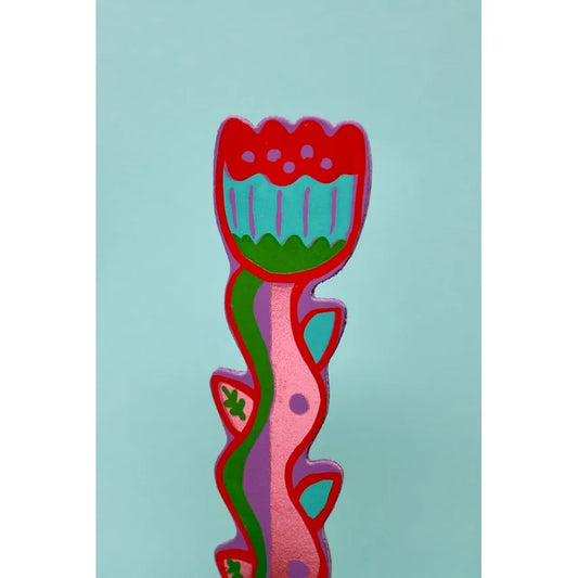 Tulip Blooming Bookmark