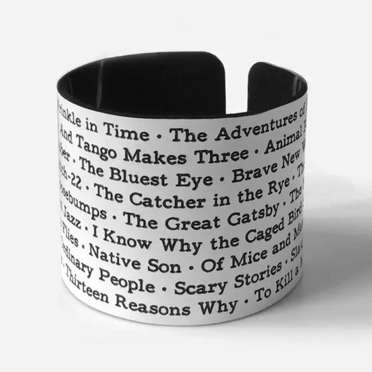 'Banned Books' Cuff Bracelet