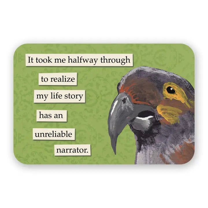 Unreliable Narrator Vinyl Sticker