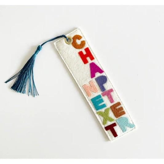Next Chapter Felt Bookmark