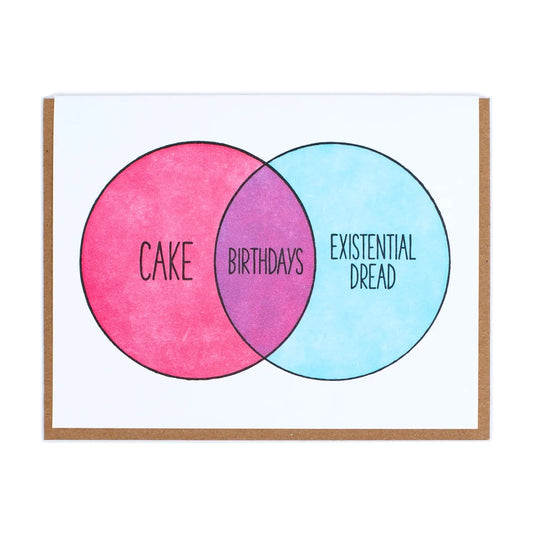 Venn Birthday Greeting Card