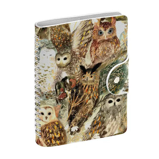 Snap Close Journal - Owls
