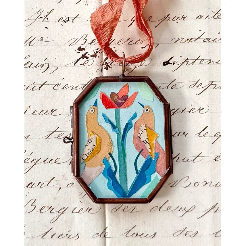 Love Birds Keepsake - Handmade Decor