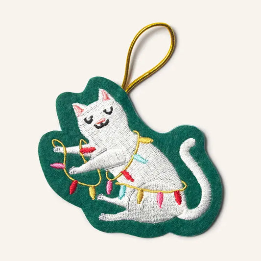 Tangled Cat Ornament