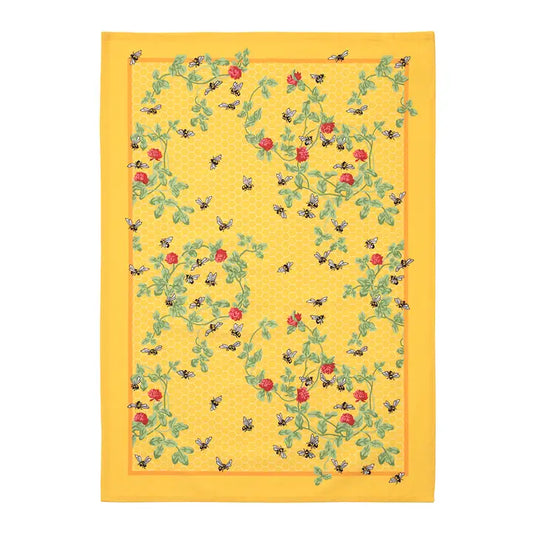 Cotton Tea Towel-Candace Wheeler Bees