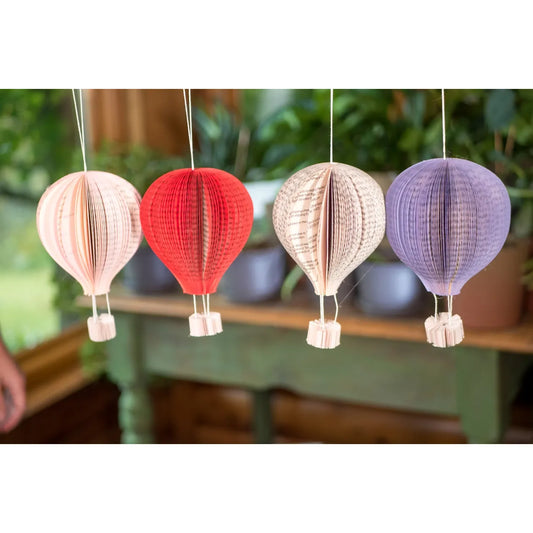 Hot Air Balloons Made From Vintage Books