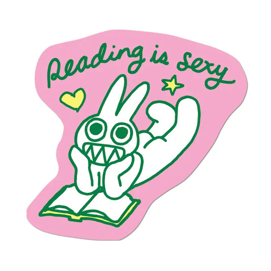 Reading Is Sexy - Die-Cut Sticker (Back To School)
