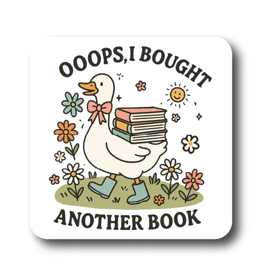 Ooops I Bought Another Book Duck Sticker