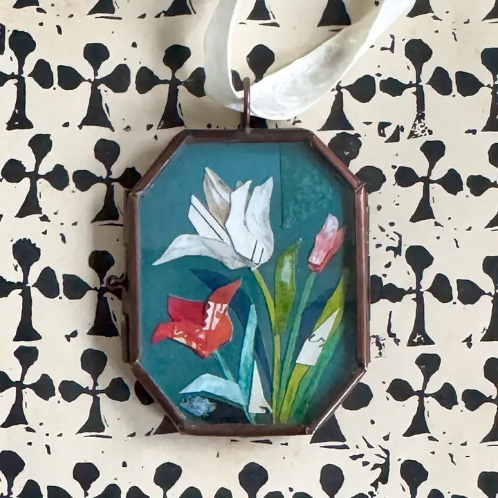 Tulip Trio Keepsake - Handmade Decor