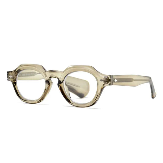 Toby Transparent Olive Readers