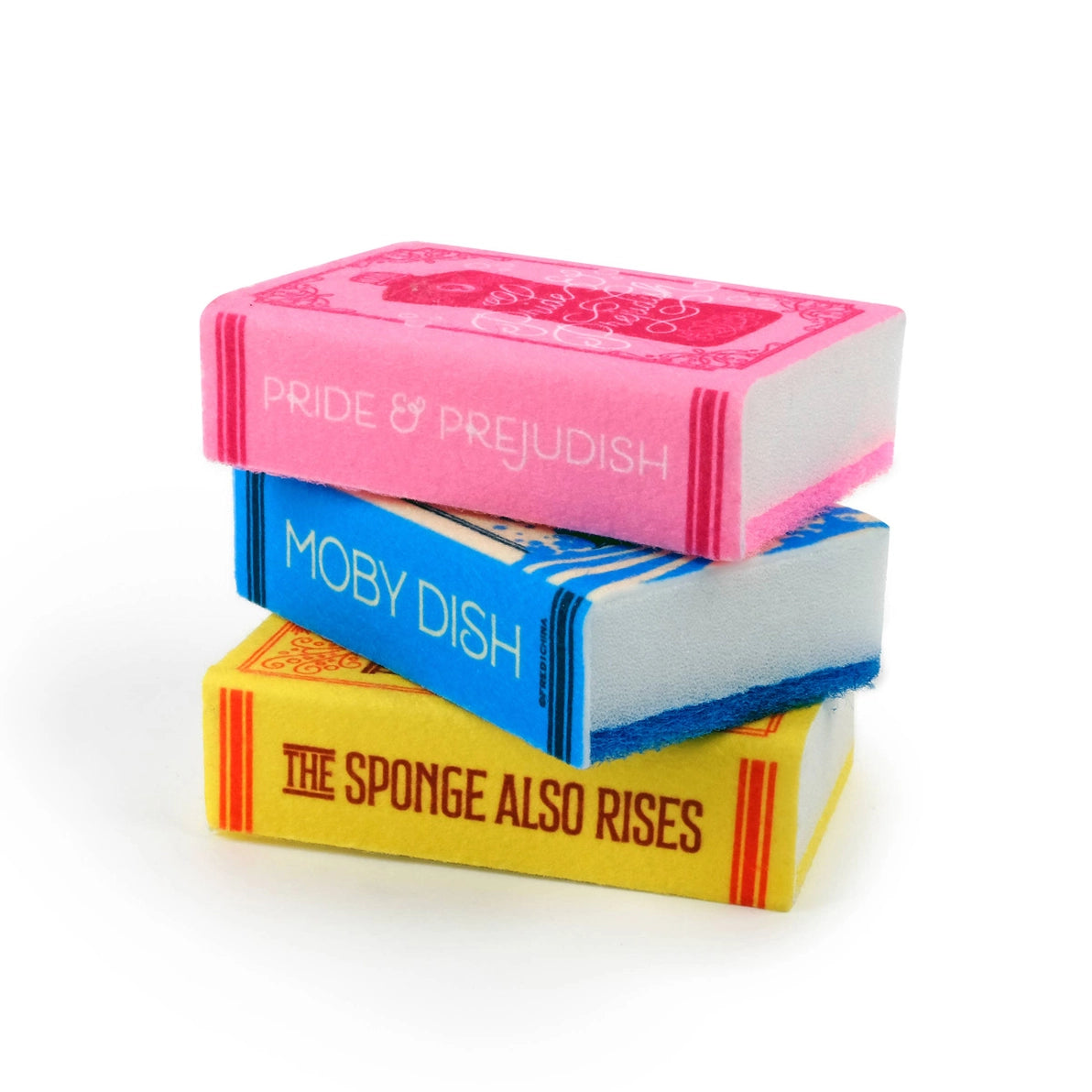Book Parody Sponges - Set of 3
