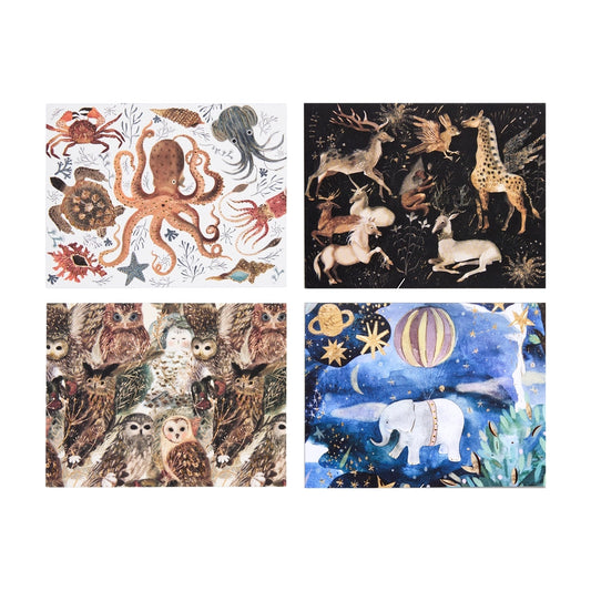 Set of 16 "Fantasy" Notecards with Envelopes