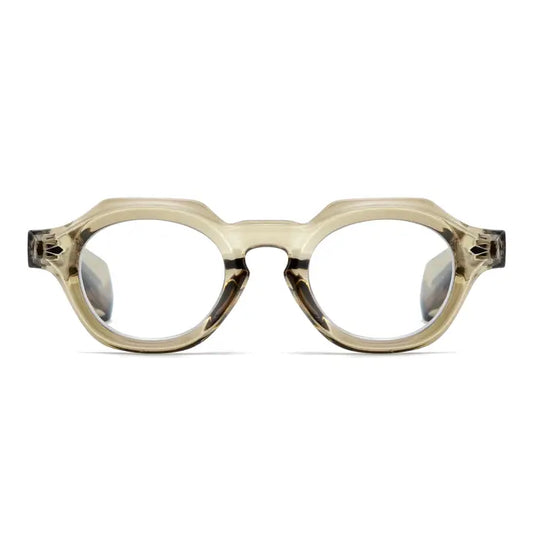 Toby Transparent Olive Readers
