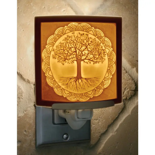 Tree of Life Porcelain Lithophane Night Light