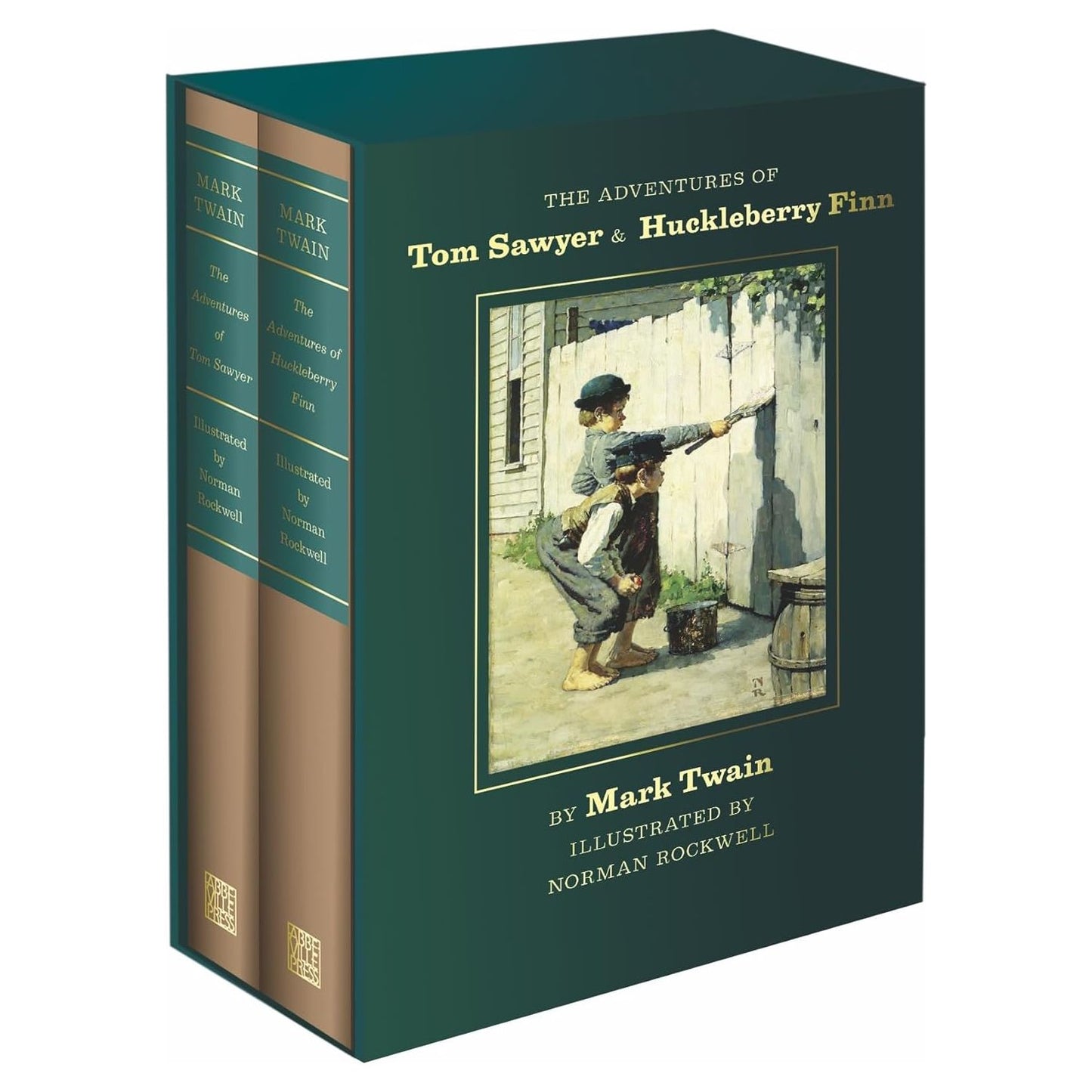 The Adventures of Tom Sawyer and Huckleberry Finn: Norman Rockwell Collector's Edition