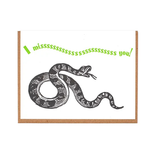 I Misssssssss You Greeting Card