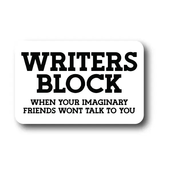 Writers Block Sticker