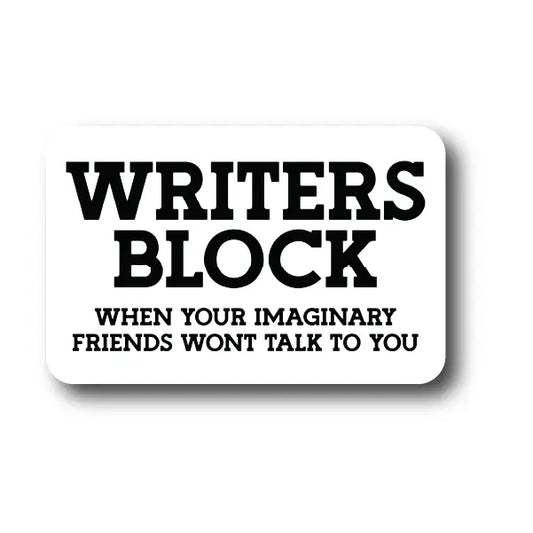 Writers Block Sticker