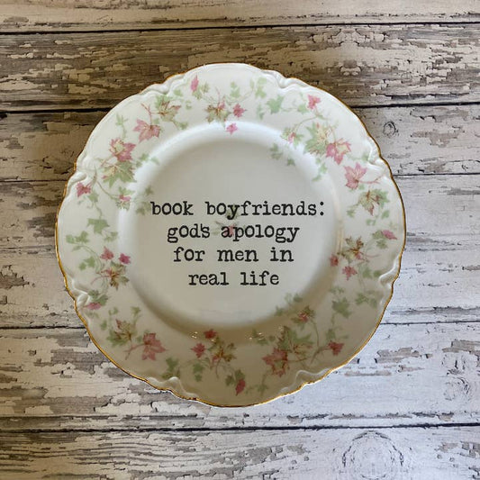 Book Boyfriends Decorative Plate