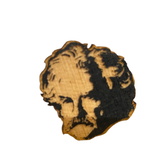 Mark Twain Wooden Pin (LetterCraft)