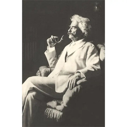 Mark Twain with Pipe Magnet