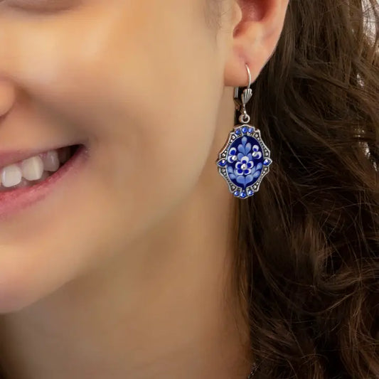 Delphine Crystal Garden Earrings