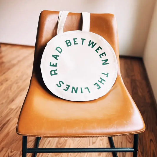Read Between the Lines Circle Tote