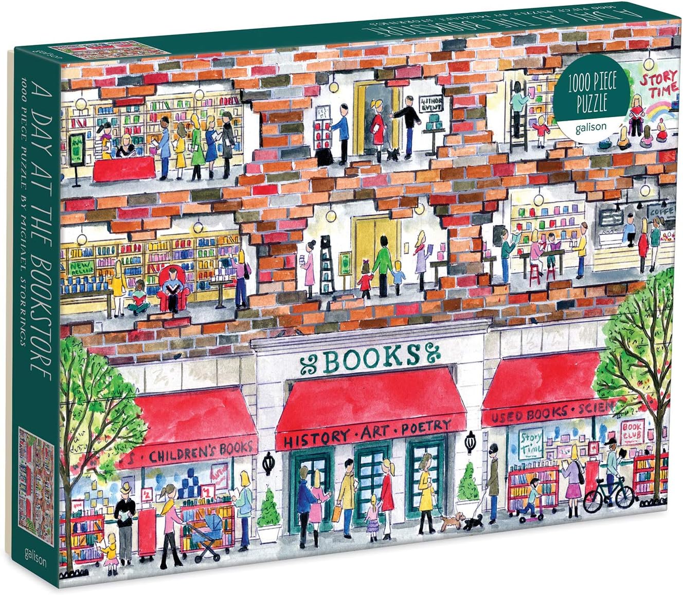 A Day at the Bookstore 1000 Piece Jigsaw Puzzle