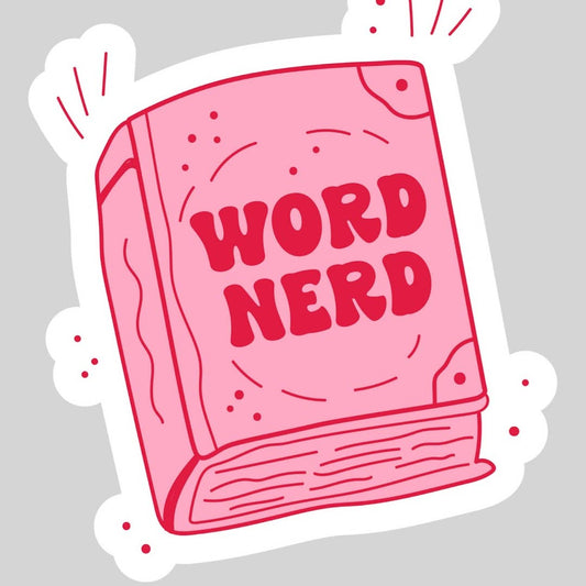 Word Nerd Sticker