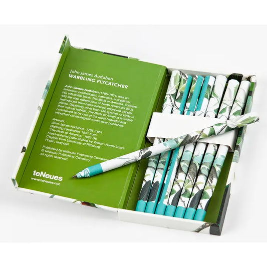 8-Pen Set: Warbling Flycatcher James Audubon