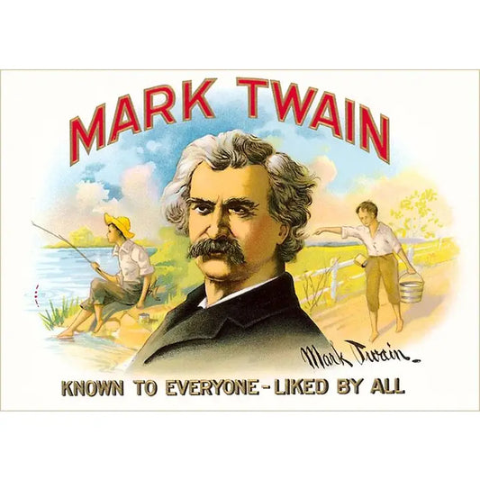 Mark Twain Blank Greeting Card