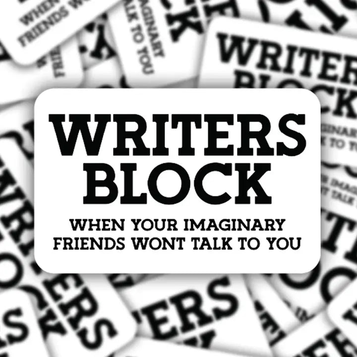 Writers Block Sticker